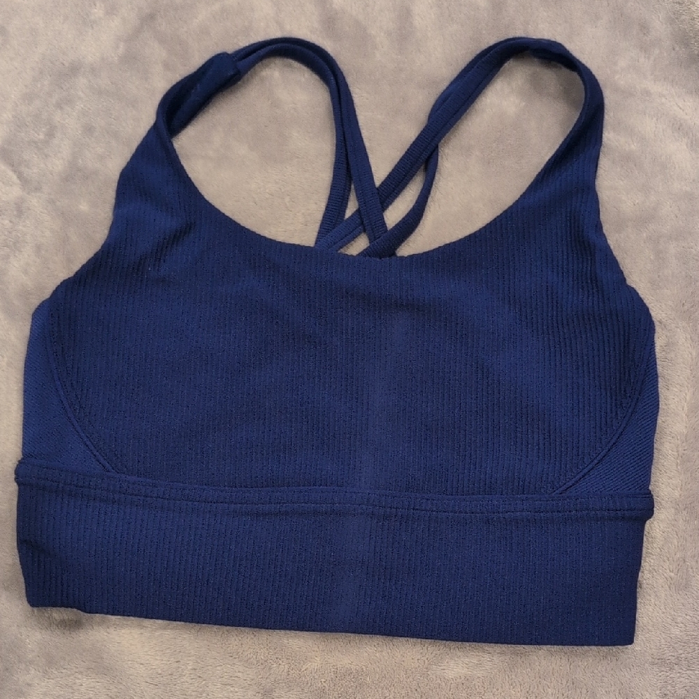 lululemon athletica Navy Blue Strappy Sports Bra
